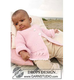 Vest gemaakt van Drops Baby Merino