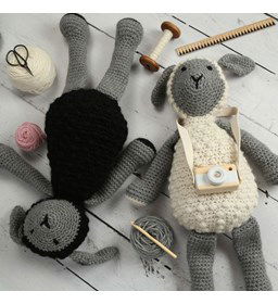 Lammetje gemaakt van Drops Snow - Eskimo