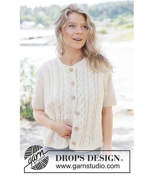 Breipatroon Vanilla Meringue Gilet