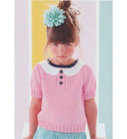 Retro kindertruitje gemaakt van Phildar Phil Coton 3