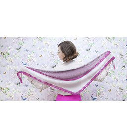 omslagdoek gemaakt van Rondbreinaald nr 4,5