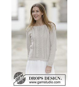 Trui gemaakt van Drops Cotton Light