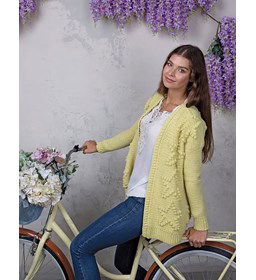 Star Cardigan gemaakt van Scheepjes Whirligigette