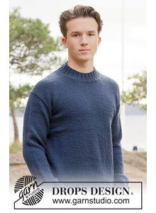 top down herentrui met diagonale schouders