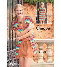 Damesvest gemaakt van Adriafil Cheope