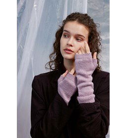 Vingerloze wanten gemaakt van Breinaalden zonder knop