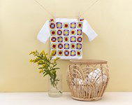 Haakpatroon Peutertrui met granny squares