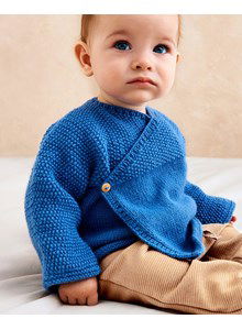 Wikkelvestje met dubbele overslag