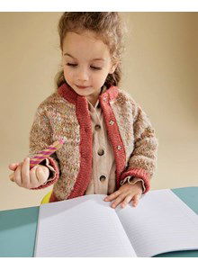 Kindervest met hoog sluitende knoopsluiting