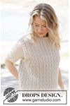 Breipatroon Soft Braid Vest van andere kant