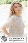 Breipatroon Soft Braid Vest van andere kant