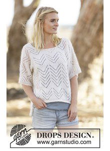 Trui met kantpatroon 