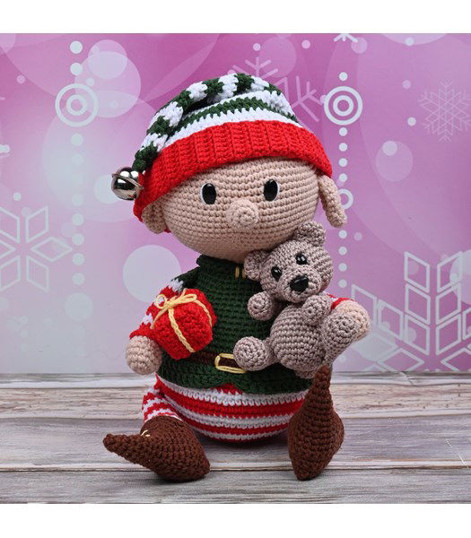 Haakpatroon Kerstelf Koen