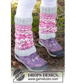 Beenwarmers gemaakt van Drops Karisma