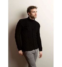 Herenvest gemaakt van Lang Yarns Merino 120 en 120 Color