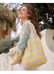 tweekleurige boodschappentas