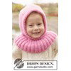 kinder balaclava van zachte alpaca wol gemaakt van Rondbreinaald nr 4,5