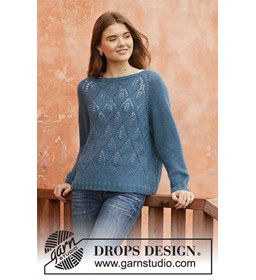 trui voor dames gemaakt van Drops Alpaca