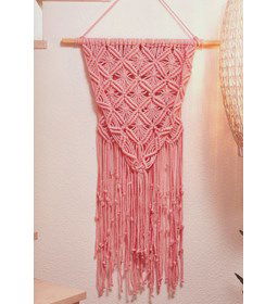 Wandhanger gemaakt van DMC Nova Vita 12