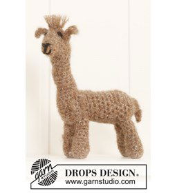 Gehaakte Alpaca gemaakt van Drops Brushed Alpaca Silk