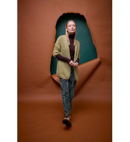 Vest met korte mouw gemaakt van Breinaalden