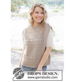 Winds of Winter Vest gemaakt van Drops Daisy