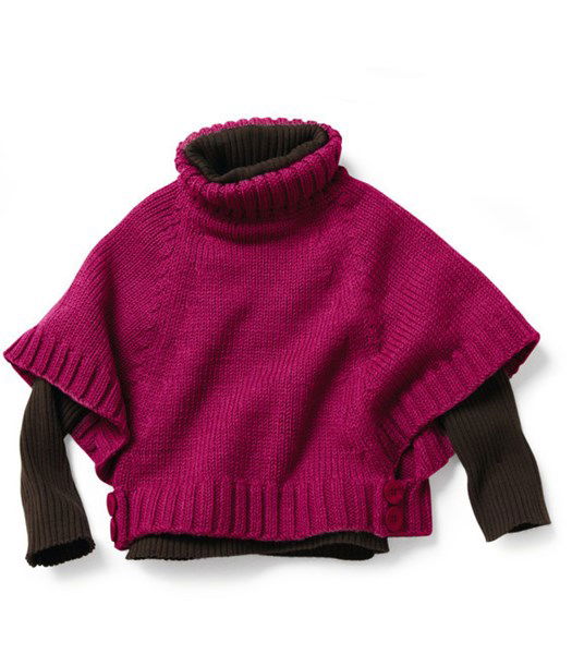 Breipatroon Poncho