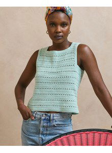 Dameshemdje met vierkante hals