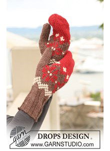 wanten met Noors patroon.