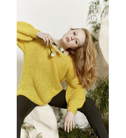 Damestrui met raglanmouw gemaakt van Lang Yarns Lusso (op=op)