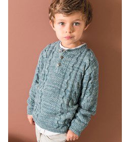 Jongens trui gemaakt van Phildar Phil Nature