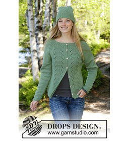 Vest gemaakt van DROPS Flora