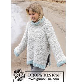 Damestrui met hoge hals gemaakt van Drops Melody