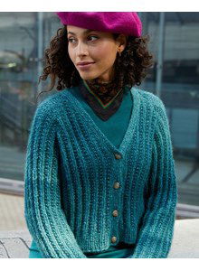 Kort damesvest met Vhals