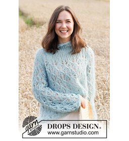 Damestrui gemaakt van Drops Brushed Alpaca Silk