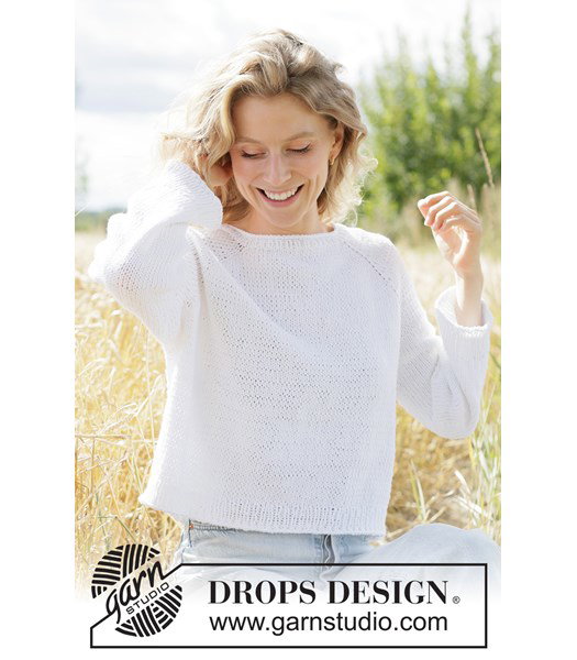 Breipatroon zomerse trui met raglanmouwen