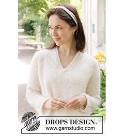 Delicate Dance Trui gemaakt van DROPS Flora