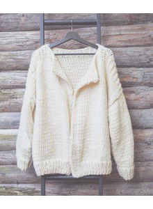 Breipatroon dames vest gemaakt van Durable Chunky