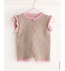 Overal met korte pijpjes gemaakt van Lana Grossa Cool Wool Baby
