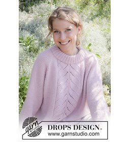 Twilight Trail Trui gemaakt van Drops Daisy