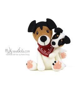 Jack russell met pups