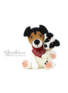 Jack russell met pups