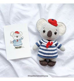 Koala Cocola gemaakt van Scheepjes Softfun