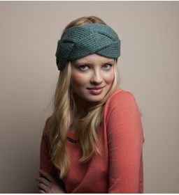 Hoofdband voor dames gemaakt van Phildar Phil Caresse