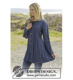 Gebreid vest met kabels gemaakt van Handwerk accesoires