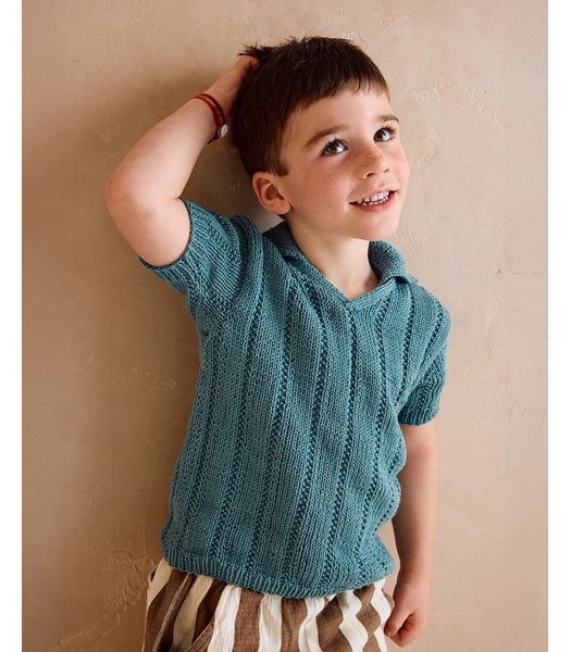 Breipatroon Poloshirt voor kinderen