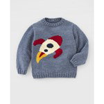 Breipatroon Kindertrui met raket