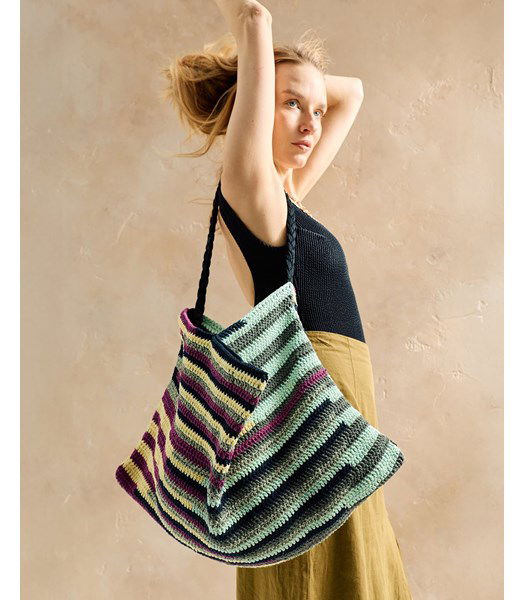 Haakpatroon shopper neon