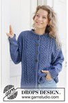 Breipatroon Stormy Ocean Cardigan van andere kant