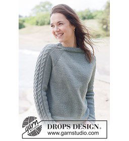 Damestrui met raglanmouwen gemaakt van Handwerk accesoires